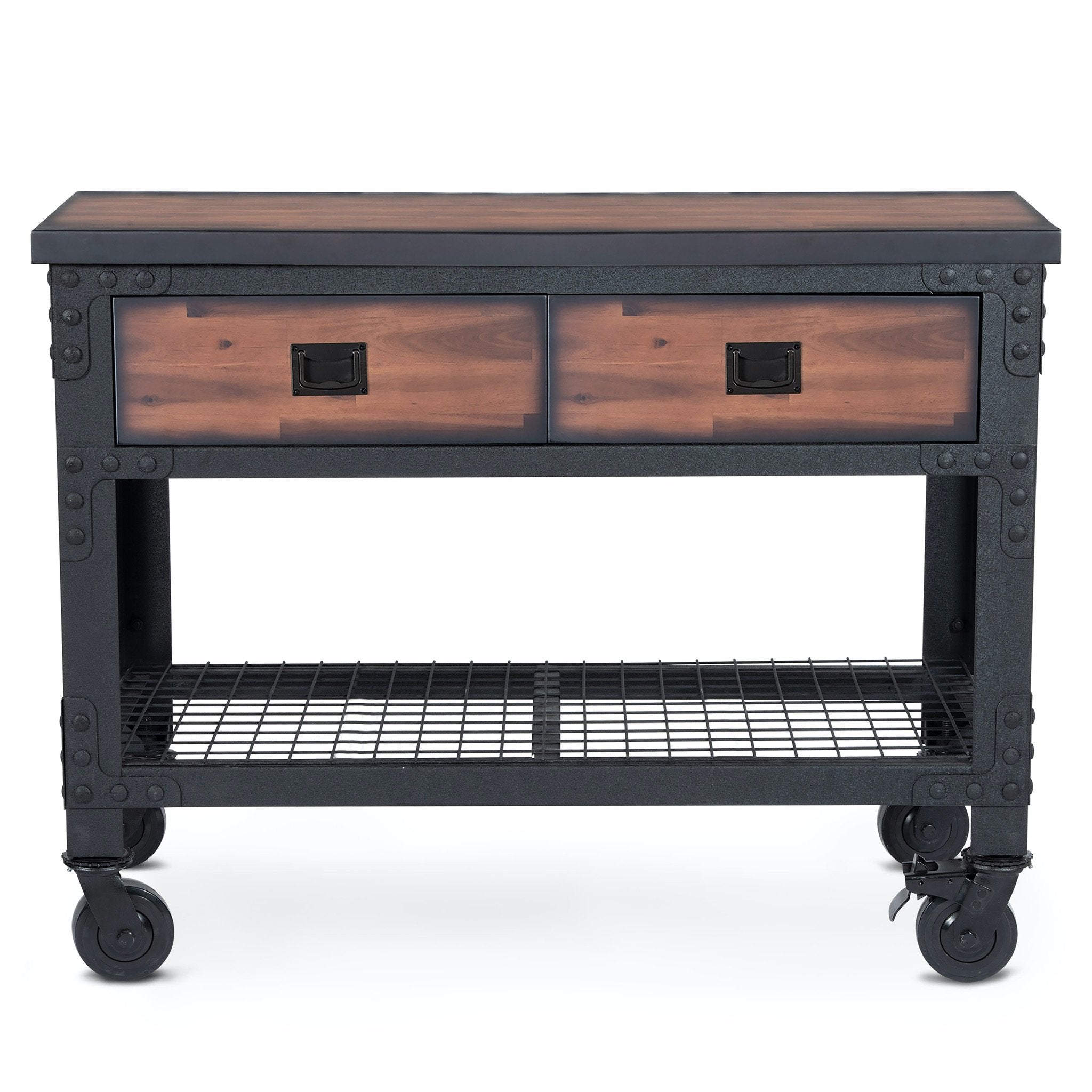 Durasheds furniture Duramax 2-Drawer Rolling Workbench 48 Inch x 24 Inch for Home, Garage and Workshop