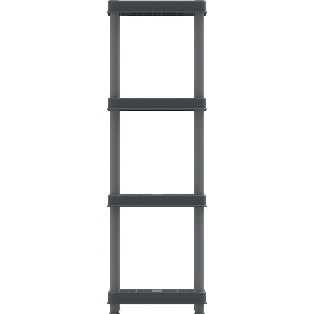 Durasheds Shelving Racks Duramax Plastic Heavy Duty Multipurpose Freestanding 4 Tier Shelving Rack