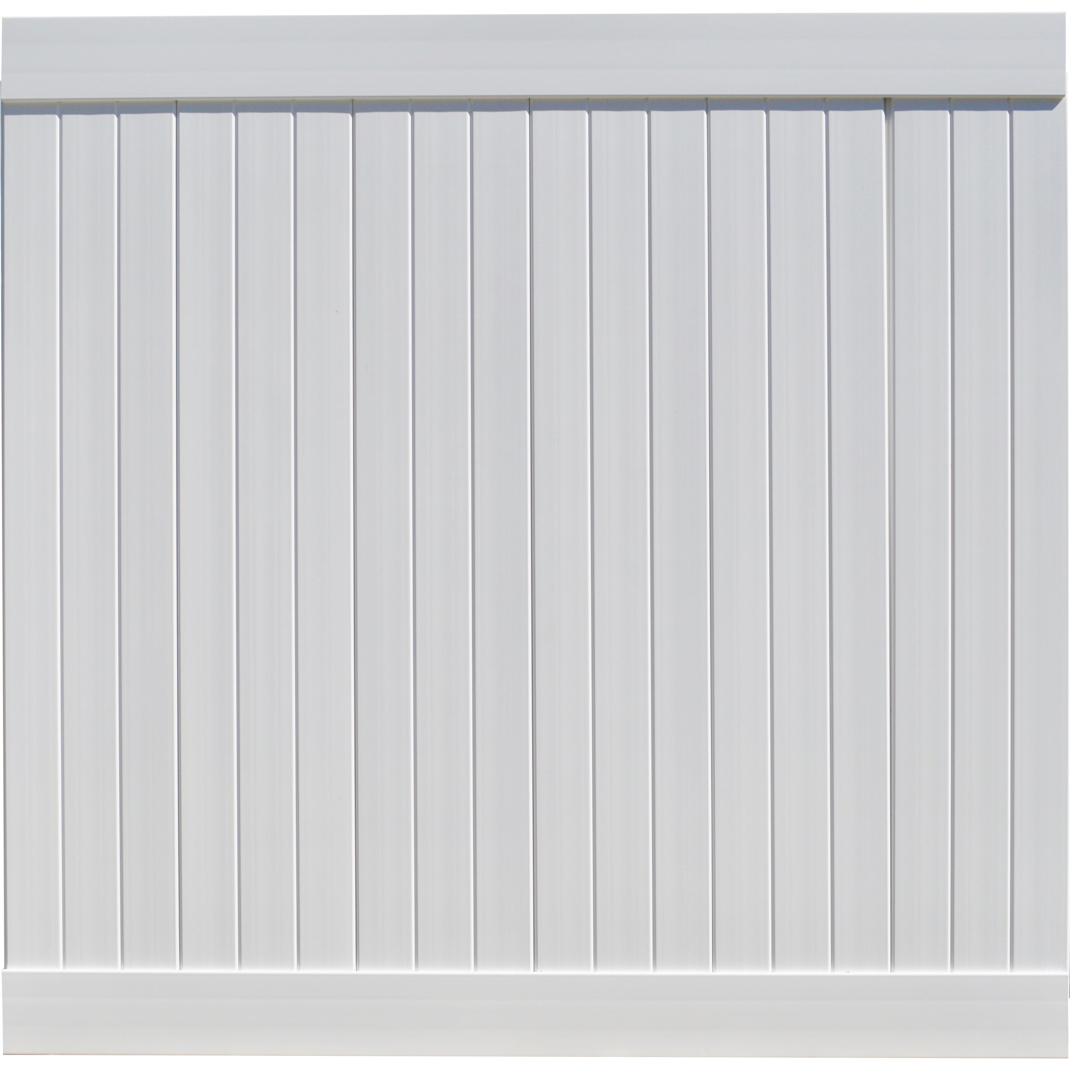 EZ Fence EZ Fence Vinyl Privacy Fence 6ft. x 6ft. White