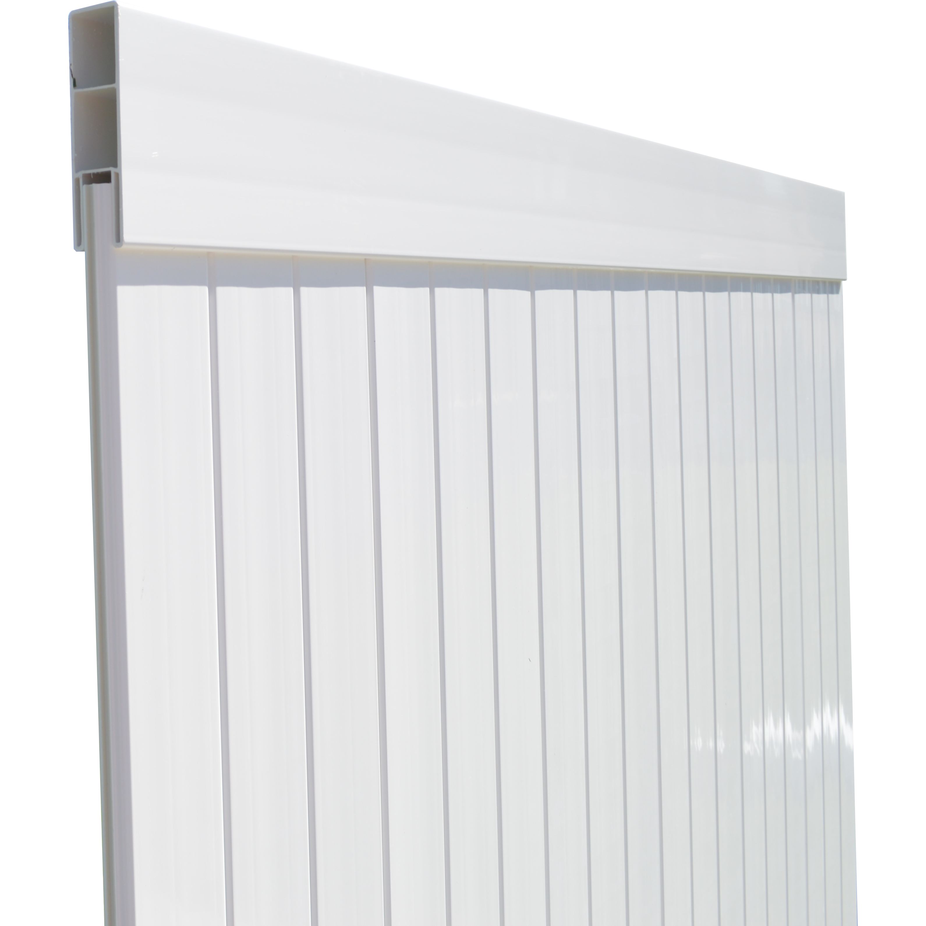 EZ Fence EZ Fence Vinyl Privacy Fence 6ft. x 6ft. White