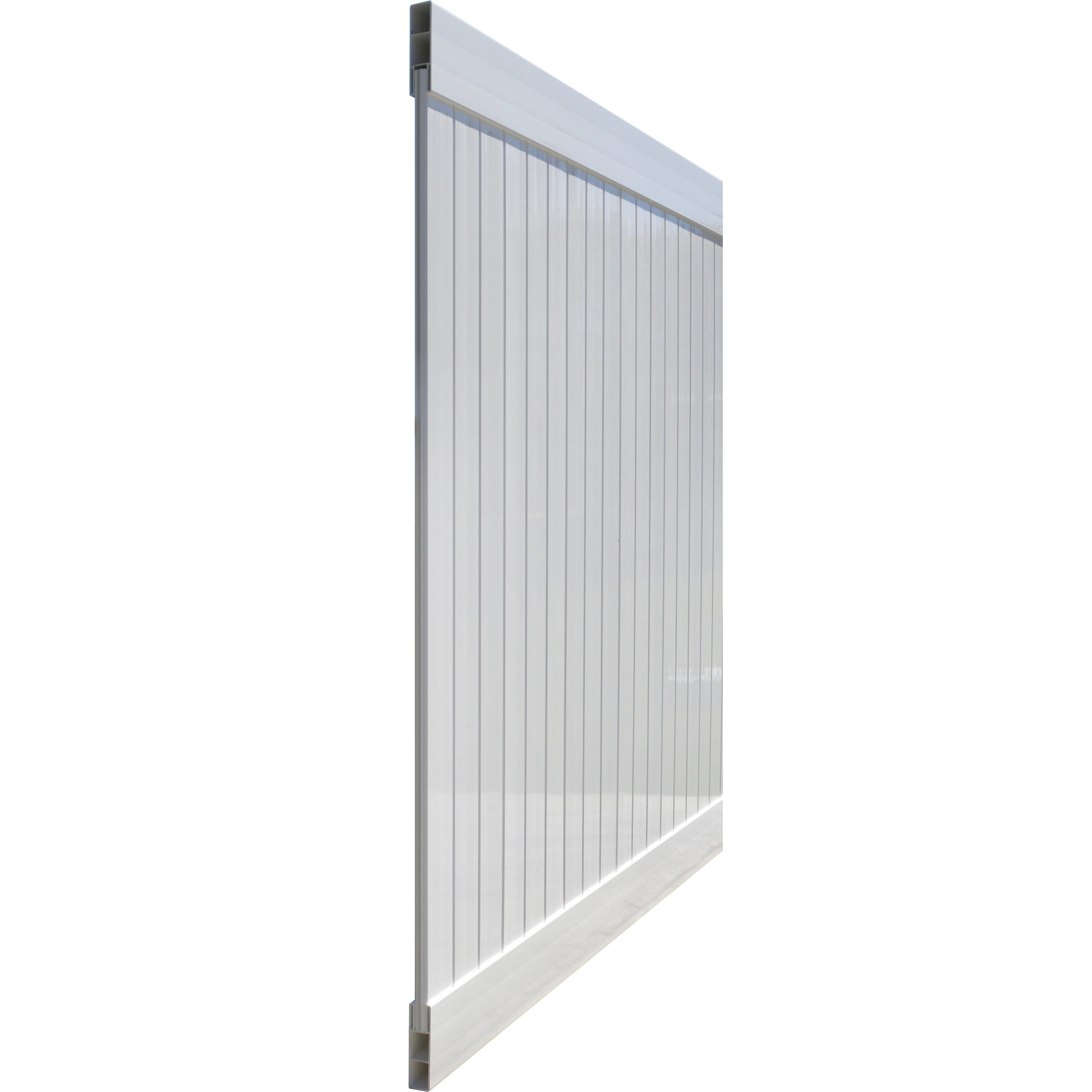 EZ Fence Fence Panels EZ Fence Vinyl Privacy Fence 6ft. x 6ft. White