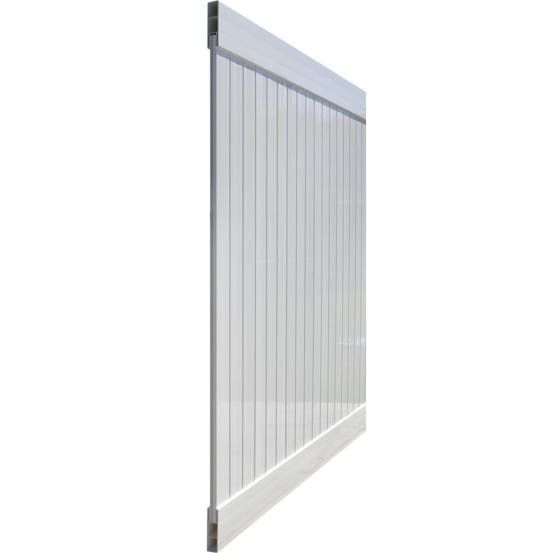 EZ Fence Fence Panels EZ Fence Vinyl Privacy Fence 6ft. x 6ft. White